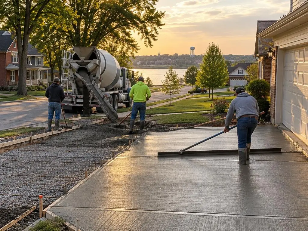Concrete Driveways in Lafayette, IN